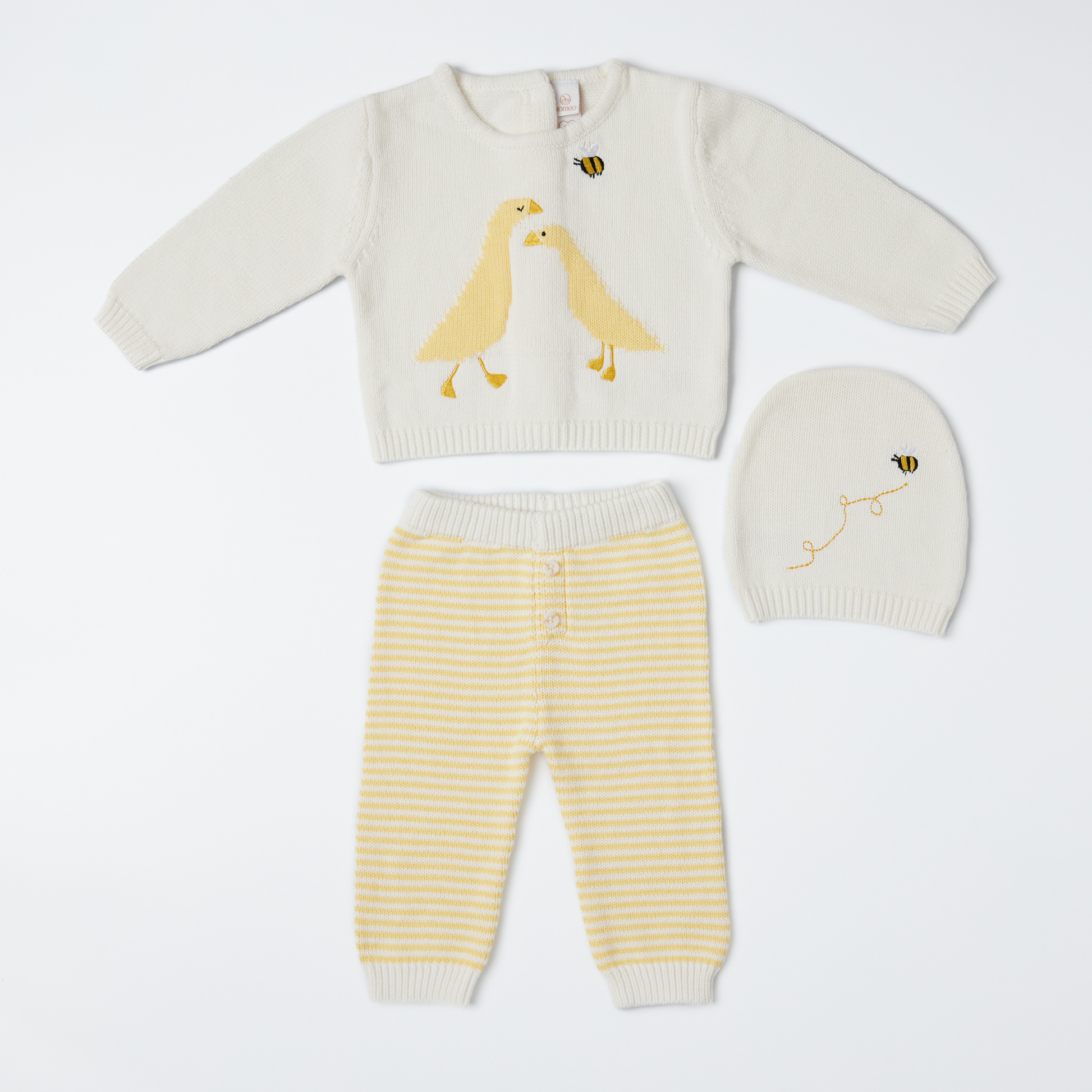 Conjunto Patos amarillo
